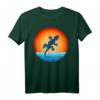 Gecko Retro Vintage 60er 70er Sonnenuntergang T-Shirt - Für Tier- und Reptilienliebhaber, Männer & Frauen