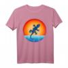 Gecko Retro Vintage 60er 70er Sonnenuntergang T-Shirt - Für Tier- und Reptilienliebhaber, Männer & Frauen