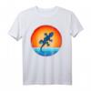 Gecko Retro Vintage 60er 70er Sonnenuntergang T-Shirt - Für Tier- und Reptilienliebhaber, Männer & Frauen