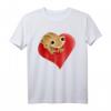 Gecko Crested Heart Nettes Eidechsen-Reptil T-Shirt – Klassisch geschnitten, langlebig, ideales Geschenk für Reptilienliebhaber