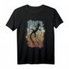 Funky Retro Gecko Silhouette Vintage Eidechse T-Shirt – Stylisches Reptiliendesign, perfekt als Geschenk für Gecko- und Reptilienliebhaber