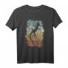 Funky Retro Gecko Silhouette Vintage Eidechse T-Shirt – Stylisches Reptiliendesign, perfekt als Geschenk für Gecko- und Reptilienliebhaber