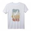 Funky Retro Gecko Silhouette Vintage Eidechse T-Shirt – Stylisches Reptiliendesign, perfekt als Geschenk für Gecko- und Reptilienliebhaber