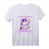 Heute möchte ich was mit Menschen machen Schubsen wäre toll - Lustiges Einhorn T-Shirt mit schwarzem Humor für Männer und Frauen