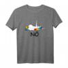 Einhorn Nö Unicorn Spruch Statement T-Shirt mit Mittelfinger – Lustiges Geschenk für Geburtstag & Weihnachten für Pferdefreunde, Kinder & Erwachsene