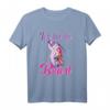 Ich bin die Braut Einhorn T-Shirt - Perfektes Hochzeits-Party-Outfit für Trauzeuginnen & Brautjungfern, Geschenkidee für Damen