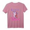 Ich bin die Braut Einhorn T-Shirt - Perfektes Hochzeits-Party-Outfit für Trauzeuginnen & Brautjungfern, Geschenkidee für Damen