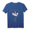 Kinder Ich bin schon 2 Geburtstagsshirt mit Einhorn - Perfektes Geschenk und Outfit für den 2. Geburtstag Mädchen