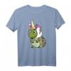 Landschildkröten Einhorn Hut T-Shirt – Lustiges Haustier-Shirt für Kinder & Tierliebhaber, ideales Geschenk zum Geburtstag