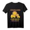 Kinder Großer Bruder 2022 T-Shirt mit Löwen-Design – Perfektes Geschenk zur Schwangerschaftsverkündung für Jungen