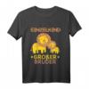 Kinder Großer Bruder 2022 T-Shirt mit Löwen-Design – Perfektes Geschenk zur Schwangerschaftsverkündung für Jungen