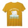 Ganz dünnes Eis mein Freund T-Shirt - Lustiges Eisbär Motiv für Morgenmuffel, Humor, Arbeit & Schlaf