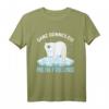 Ganz dünnes Eis mein Freund T-Shirt - Lustiges Eisbär Motiv für Morgenmuffel, Humor, Arbeit & Schlaf