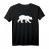 Walking Eisbär T-Shirt - Tiermotiv für Natur- und Winterliebhaber, klassisch geschnitten, perfekt für den Schnee und Eis