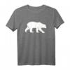 Walking Eisbär T-Shirt - Tiermotiv für Natur- und Winterliebhaber, klassisch geschnitten, perfekt für den Schnee und Eis