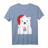Eisbär Weihnachtsmotiv T-Shirt – Süßes Weihnachtsgeschenk für Kinder, Erwachsene & Familien, perfekt für Nikolaus, Heiligabend & Weihnachtsfeier