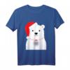 Eisbär Weihnachtsmotiv T-Shirt – Süßes Weihnachtsgeschenk für Kinder, Erwachsene & Familien, perfekt für Nikolaus, Heiligabend & Weihnachtsfeier
