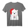 Eisbär Weihnachtsmotiv T-Shirt – Süßes Weihnachtsgeschenk für Kinder, Erwachsene & Familien, perfekt für Nikolaus, Heiligabend & Weihnachtsfeier