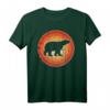 Eisbär Retro Vintage 60er 70er Jahre Sonnenuntergang T-Shirt für Tierliebhaber - Perfekt für Zoowächter & Säugetierfans