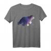 Alaska-Eisbär mit Milchstraße T-Shirt – Perfektes Geschenk für Bärenliebhaber und Alaska-Reisende