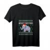 Damen Ugly Christmas T-Shirt mit Santa, Elefant & Weihnachtsmuster - Lustiges Weihnachtsgeschenk für Frauen, Männer & Kinder