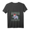 Damen Ugly Christmas T-Shirt mit Santa, Elefant & Weihnachtsmuster - Lustiges Weihnachtsgeschenk für Frauen, Männer & Kinder
