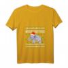 Damen Ugly Christmas T-Shirt mit Santa, Elefant & Weihnachtsmuster - Lustiges Weihnachtsgeschenk für Frauen, Männer & Kinder