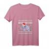 Damen Ugly Christmas T-Shirt mit Santa, Elefant & Weihnachtsmuster - Lustiges Weihnachtsgeschenk für Frauen, Männer & Kinder