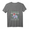 Damen Ugly Christmas T-Shirt mit Santa, Elefant & Weihnachtsmuster - Lustiges Weihnachtsgeschenk für Frauen, Männer & Kinder