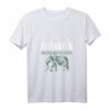 Damen Vintage Elefanten T-Shirt mit V-Ausschnitt - Perfektes Geschenk für Tierliebhaberinnen, Safari- und Zoo-Fans