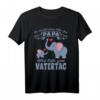 Du machst einen tollen Job Papa Vatertag Baby Elefanten T-Shirt – Persönliches Geschenk für den besten Vater, Sohn, Tochter oder Enkelkind