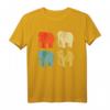 70er 80er Retro Elefanten T-Shirt – Geschenk für Safari- und Tierliebhaber, geeignet als Kostüm, Schlafanzug oder Geschenk zu Geburtstag & Weihnachten