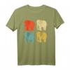 70er 80er Retro Elefanten T-Shirt – Geschenk für Safari- und Tierliebhaber, geeignet als Kostüm, Schlafanzug oder Geschenk zu Geburtstag & Weihnachten