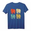 70er 80er Retro Elefanten T-Shirt – Geschenk für Safari- und Tierliebhaber, geeignet als Kostüm, Schlafanzug oder Geschenk zu Geburtstag & Weihnachten