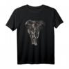 Low Poly Art Elefant Afrika Geometrisches T-Shirt – Safari, Wilde Tiere & Vintage Afrika Design für Damen und Herren