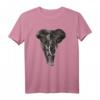 Low Poly Art Elefant Afrika Geometrisches T-Shirt – Safari, Wilde Tiere & Vintage Afrika Design für Damen und Herren