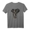Low Poly Art Elefant Afrika Geometrisches T-Shirt – Safari, Wilde Tiere & Vintage Afrika Design für Damen und Herren