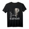 Lustiges Elefanten Kostüm für Kinder & Erwachsene - In mir steckt ein Elefant T-Shirt für Karneval, Fasching, Halloween, Weihnachten & Geburtstag