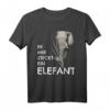 Lustiges Elefanten Kostüm für Kinder & Erwachsene - In mir steckt ein Elefant T-Shirt für Karneval, Fasching, Halloween, Weihnachten & Geburtstag
