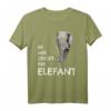 Lustiges Elefanten Kostüm für Kinder & Erwachsene - In mir steckt ein Elefant T-Shirt für Karneval, Fasching, Halloween, Weihnachten & Geburtstag