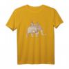 Indischer Elefanten T-Shirt - Geschenk für Elefantenliebhaber, Kinder und Erwachsene, mit Paisley-Design, klassisch geschnitten