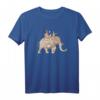Indischer Elefanten T-Shirt - Geschenk für Elefantenliebhaber, Kinder und Erwachsene, mit Paisley-Design, klassisch geschnitten