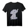 Niedliches Elefanten Tiermotiv T-Shirt für Kinder und Erwachsene - Perfekt für Tierliebhaber, Zoo-Fans und als Geschenkidee