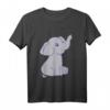 Niedliches Elefanten Tiermotiv T-Shirt für Kinder und Erwachsene - Perfekt für Tierliebhaber, Zoo-Fans und als Geschenkidee