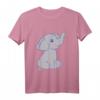 Niedliches Elefanten Tiermotiv T-Shirt für Kinder und Erwachsene - Perfekt für Tierliebhaber, Zoo-Fans und als Geschenkidee