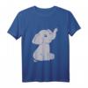 Niedliches Elefanten Tiermotiv T-Shirt für Kinder und Erwachsene - Perfekt für Tierliebhaber, Zoo-Fans und als Geschenkidee