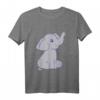 Niedliches Elefanten Tiermotiv T-Shirt für Kinder und Erwachsene - Perfekt für Tierliebhaber, Zoo-Fans und als Geschenkidee