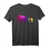 Autismus Mutter Elefant T-Shirt - Autism Awareness Day Geschenk für Mütter, die autistische Kinder durch das Leben führen