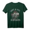 Nur ein Mädchen das Elefanten liebt - Elefant T-Shirt für Tierliebhaber, Safari-Fans & Naturliebhaber als Geschenk zu Weihnachten oder Geburtstag
