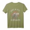 Nur ein Mädchen das Elefanten liebt - Elefant T-Shirt für Tierliebhaber, Safari-Fans & Naturliebhaber als Geschenk zu Weihnachten oder Geburtstag